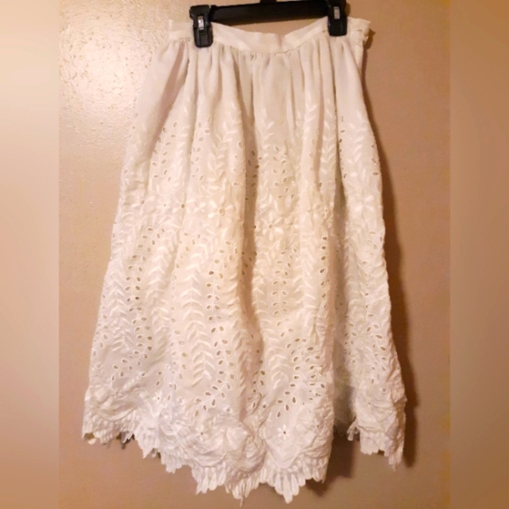 Antonio Ruspoli white vintage skirt size 6